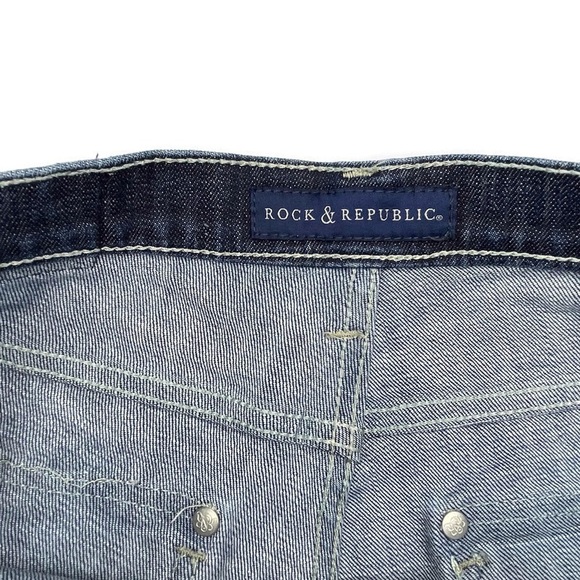 Rock & Republic Stinger Denim Shorts Size 8 - Picture 3 of 7